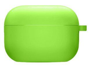 Силиконовый чехол с карабином для AirPods 4 / neon green 201816 фото