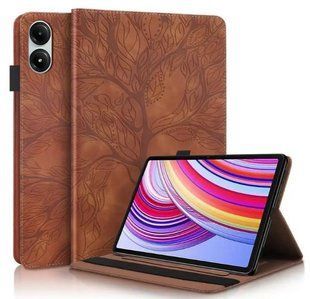 Чохол книжка Wood Book на планшет Xiaomi Redmi Pad 2 Pro (12.1") / коричневий 100838 фото