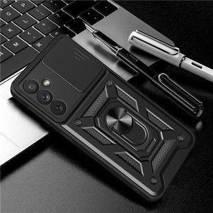 PC + TPU чохол Armor Camshield для Samsung Galaxy A05s / чорний 094050 фото