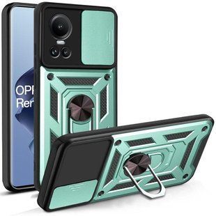 PC + TPU чохол Camshield armor на OPPO Reno 10 Pro (5G) / світло-зелений 092100 фото