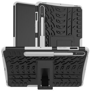 PC + TPU чехол Armor на Samsung Galaxy Tab S7 Plus 12.4" T975 белый 091596 фото