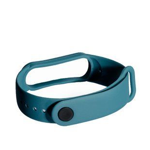 Ремінець браслет на Xiaomi Mi Smart Band 7 Dark Cyan 91043 фото