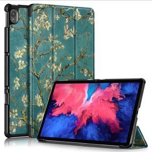 Шкіряний чохол книжка Crazy Horse для Lenovo Tab P11 Plus (11") / sakura 093920 фото