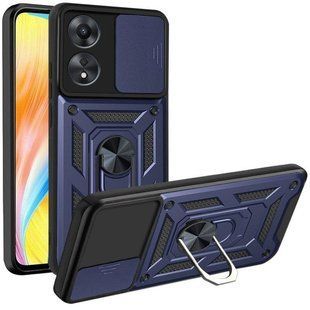 PC + TPU чохол Camshield armor для OPPO A38 (CPH2579) / синій 093602 фото
