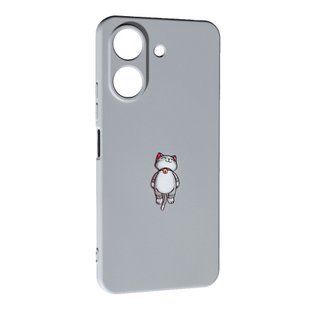 Чехол силиконовый Art case для Xiaomi Redmi 13C Cat 096663 фото