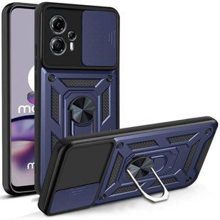 PC + TPU чохол Camshield armor для Motorola G23 / синій 89390 фото