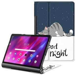 Кожаный чехол книжка Crazy Horse для Lenovo Yoga Tab 11 good night 095660 фото