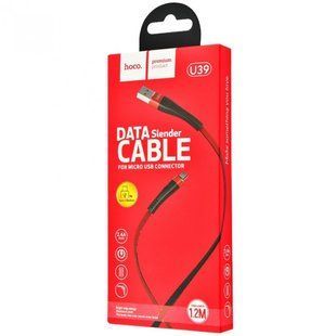 USB кабель на Type-C Hoco U39 Slender (1.2m) (1 цвет) 16687 фото