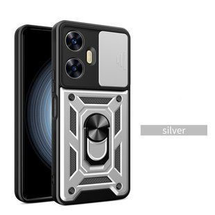 PC + TPU чехол Camshield Armor для Infinix HOT 20 (5G) / серебристый 089239 фото