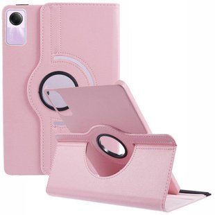 Кожаный чехол книжка 360 на Xiaomi Redmi Pad SE (11") / розовый 093012 фото