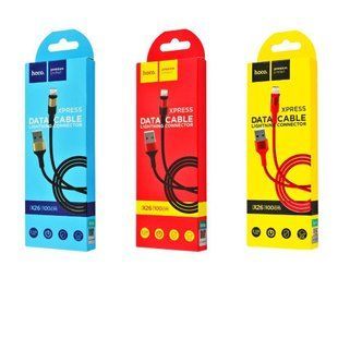 Hoco X26 Xpress Lightning Cable (1m) (2 цвета) 16905 фото