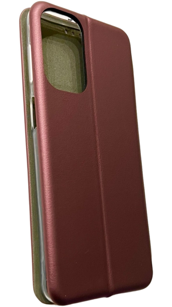 Шкіряний чохол-книжка Elegant book на Samsung Galaxy A23 (сасунг а23) бордовий 086366 фото
