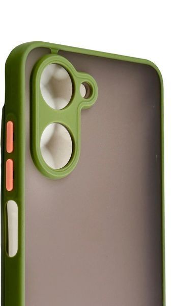 TPU чохол накладка Matte Color Case для Realme 10 4G світло-зелений 92650 фото