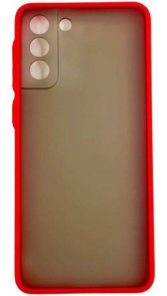 TPU чохол накладка Matte Color Case для Samsung Galaxy S21 Plus червоний 092200 фото