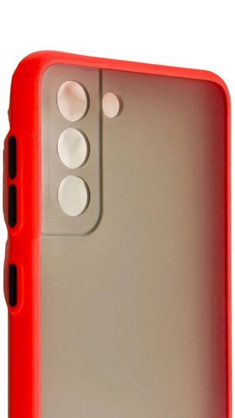 TPU чохол накладка Matte Color Case для Samsung Galaxy S21 Plus червоний 092200 фото