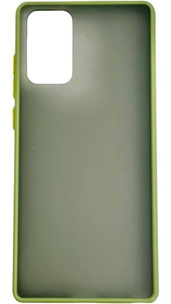 TPU чохол накладка Matte Color Case для Samsung Galaxy Note 20 світло-зелений 92250 фото