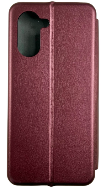 Чохол книжка Elegant book на OPPO A17 бордовий 088172 фото