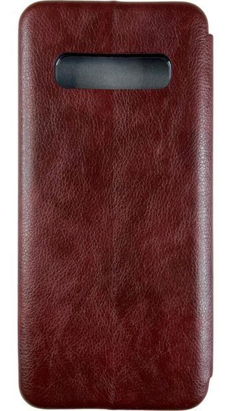 Чохол книжка New Elegant для Samsung Galaxy S10 Plus (на самсунг з10 плюс) темно-коричневий 087871 фото