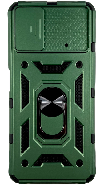PC + TPU чехол Camshield armor для Poco X4 Pro 5G (на поко х4 про) зеленый 085928 фото