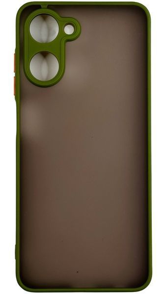 TPU чохол накладка Matte Color Case для Realme 10 4G світло-зелений 92650 фото