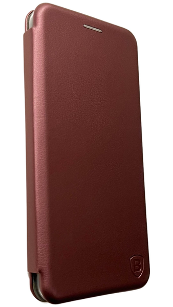 Шкіряний чохол-книжка Elegant book на Samsung Galaxy A23 (сасунг а23) бордовий 086366 фото
