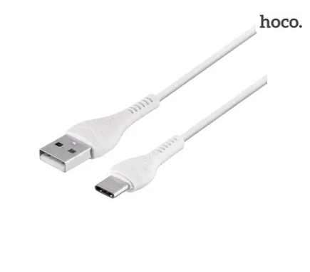СЗУ Hoco C73A Glorious 2USB 2.4A White + Type-C белый 85881 фото