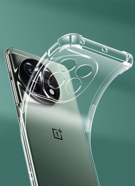 Чехол WXD силиконовый противоударный для OnePlus 11R / прозрачный 089744 фото