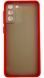 TPU чохол накладка Matte Color Case для Samsung Galaxy S21 Plus червоний 092200 фото 3