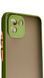 TPU чехол накладка Matte Color Case для Samsung Galaxy A03 светло-зеленый 092600 фото 3