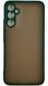 TPU чехол накладка Matte Color Case для Samsung Galaxy A54 темно-зеленый 092450 фото 2