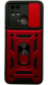 PC + TPU чохол Camshield armor на Xiaomi Redmi 10C / червоний 086020 фото 1
