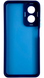 TPU чехол Luxury Metal Lens на Oppo A17 синий 088439 фото 3