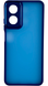 TPU чехол Luxury Metal Lens на Oppo A17 синий 088439 фото 1