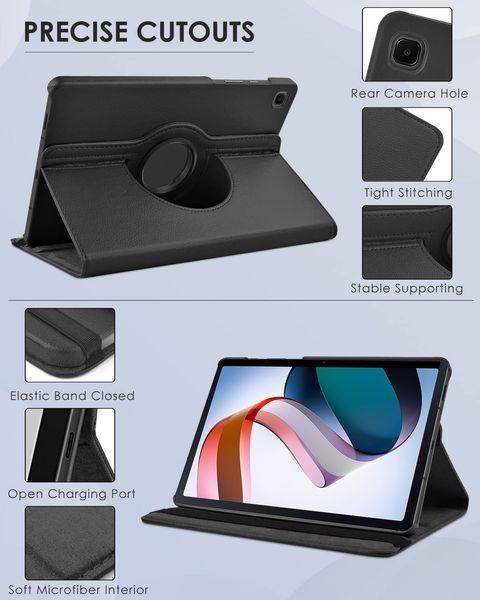 Шкіряний чохол-книжка на Xiaomi Redmi Pad (10.61") / коричневий 089644 фото