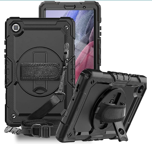 Чехол Carbon Armor Tablet на планшет Samsung Galaxy Tab A7 Lite (SM-T220) 8.7" / черный 089943 фото