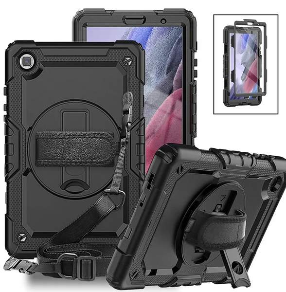 Чехол Carbon Armor Tablet на планшет Samsung Galaxy Tab A7 Lite (SM-T220) 8.7" / черный 089943 фото