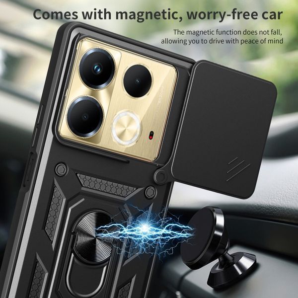 PC + TPU чохол Camshield armor для Infinix Note 40 / зелений 097085 фото