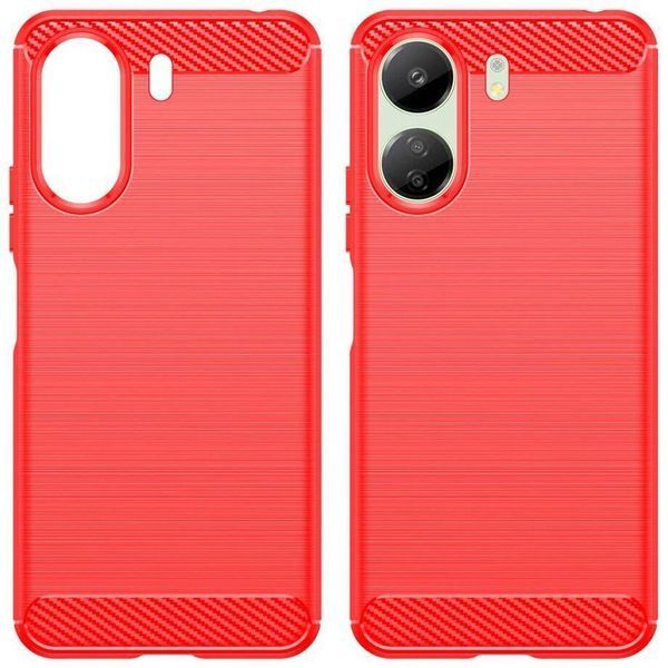 TPU чохол накладка Urban для Xiaomi Redmi 13C / червоний 094039 фото