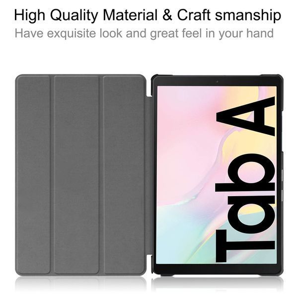 Шкіряний чохол книжка Crazy Horse для Samsung Galaxy Tab A7 10.4 (9 кольорів) бордовий 083441 фото