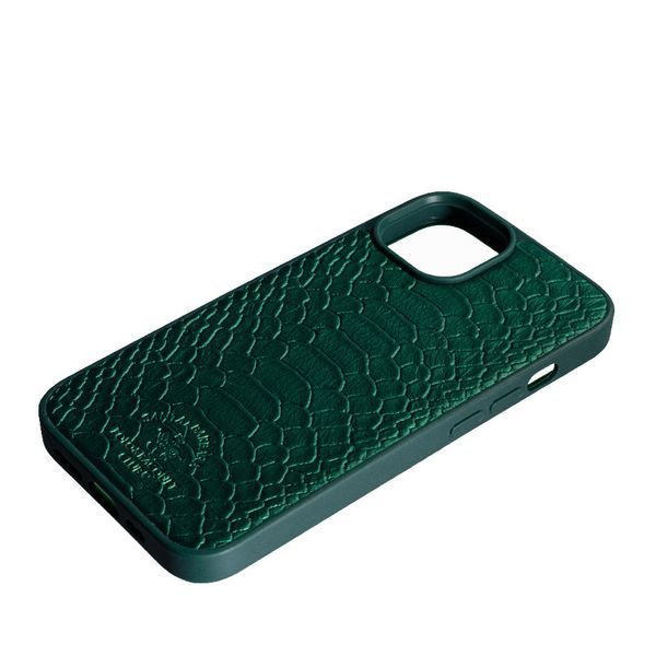 Чохол силіконовий Santa Barbara Snake для iPhone 15 зелений 092550 фото