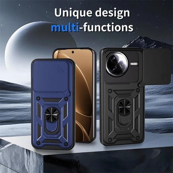 PC + TPU чехол Camshield Armor для Poco F7 Ultra / синий 099772 фото