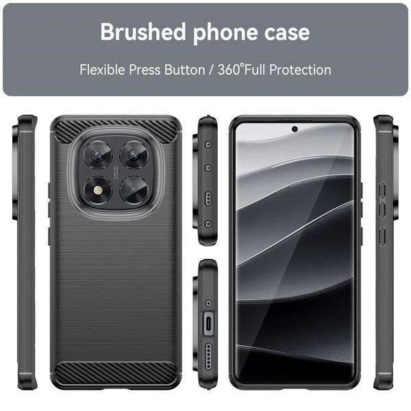 TPU чохол накладка Urban для Xiaomi Redmi Note 14 Pro (5G) / чорний 098237 фото