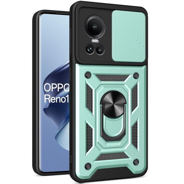 PC + TPU чохол Camshield armor на OPPO Reno 10 Pro (5G) / світло-зелений 092100 фото