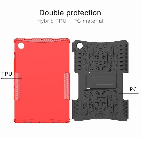 PC + TPU чохол Armor на Samsung Tab A8 (X200 X205) червоний 089541 фото