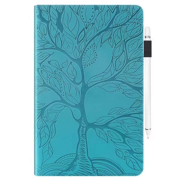Чохол книжка Wood Book на планшет Poco Pad (12.1") / блакитний 098710 фото