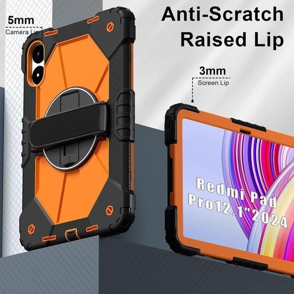 Чохол Protective force на Poco Pad (12.1") / помаранчевий 097846 фото
