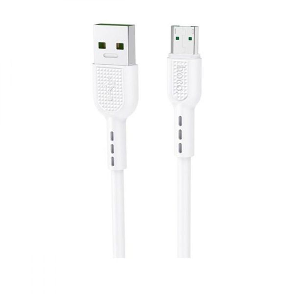 USB-кабель Hoco X33 Surge Micro USB Cable 4 A (1m) (чорний і білий) 80608 фото