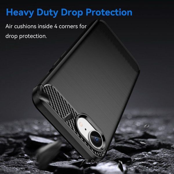 TPU чохол накладка Urban для iPhone 16e / чорний 100506 фото