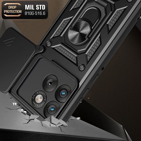 PC + TPU чехол Camshield Armor для Motorola Edge 70 / серебристый 100971 фото