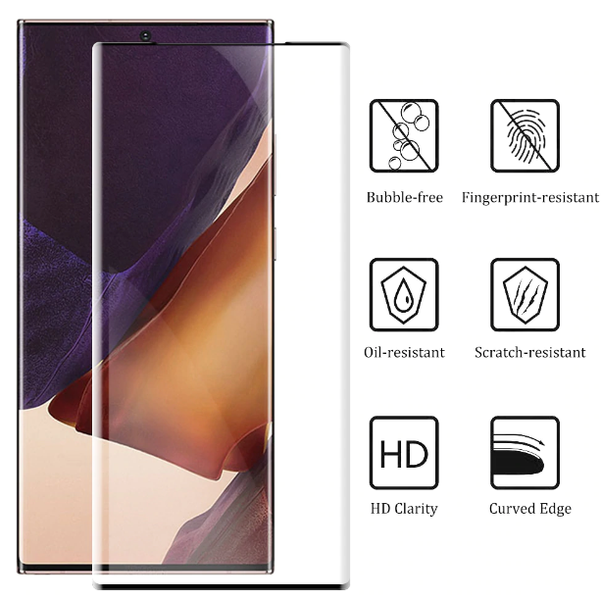 Захисне скло для Samsung Galaxy Note 20 Ultra чорний 81717 фото